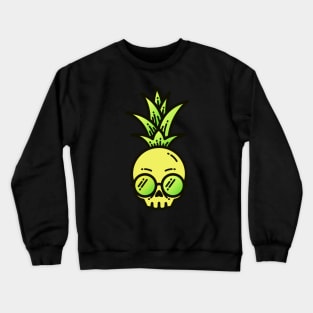 skull head pineapple Crewneck Sweatshirt